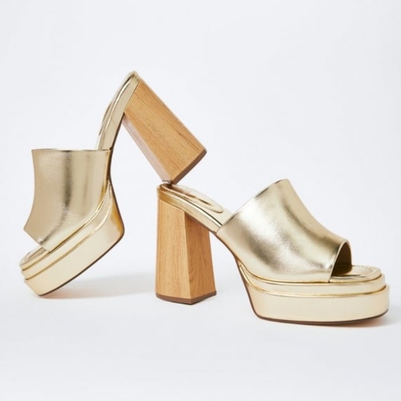 JustFab Shoes - Bristol Block Heel Sandals Sz 8